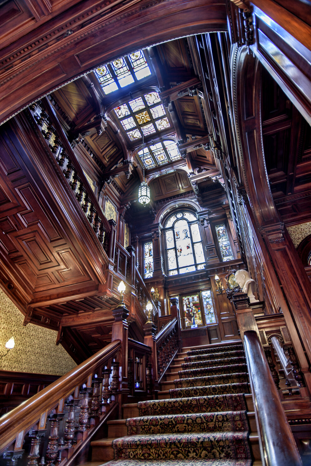 Mansion staircase