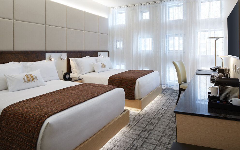 Deluxe avec deux lits queen