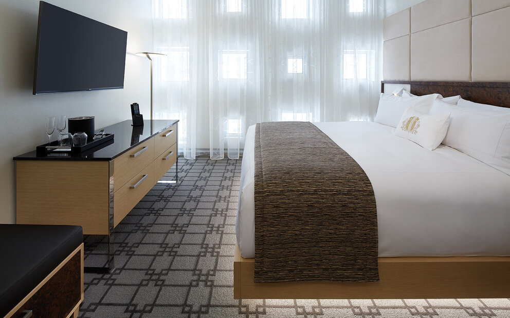 Chambre deluxe avec un lit king